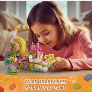 🌸 Cat and Flower Building Toy Set for Girls, Teens & Adult🌸